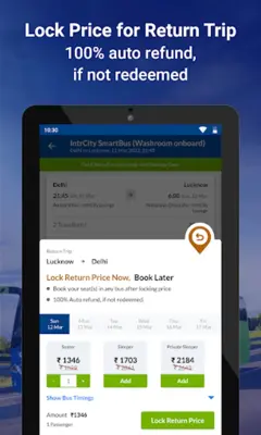 IntrCity Bus Ticket Booking android App screenshot 0