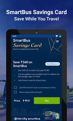 IntrCity Bus Ticket Booking android App screenshot 5