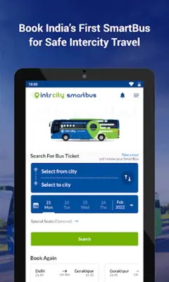 IntrCity Bus Ticket Booking android App screenshot 7